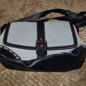 Blue Suede Coach purse